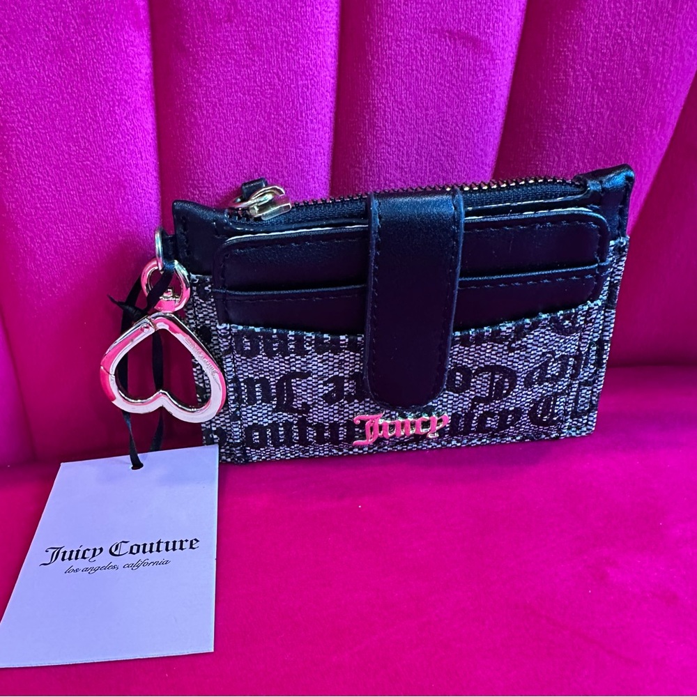 Juicy Couture slim credit card & coin wallet